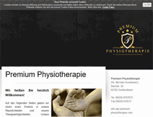 Tablet Screenshot of premium-physiotherapie.com